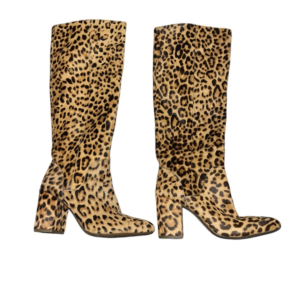 Gianni Bini Leather Leopard Print Boots 
Size 6 M - Picture 4 of 9